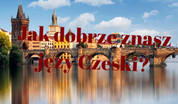 Jak dobrze znasz Czeski?