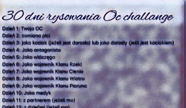 30 Dni rysowania OC Challenge #6