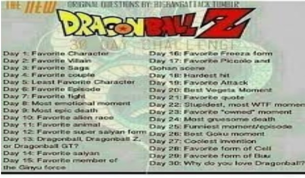 30 Days Dragon Ball Challenge – Day 5