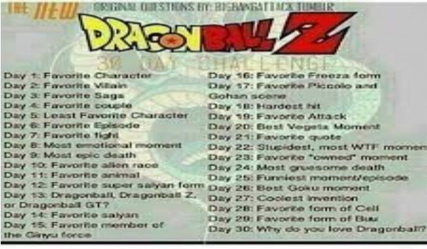 30 Days Dragon Ball Challenge – Day 7