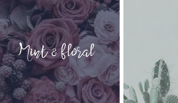 mint & floral • adopt a graphic