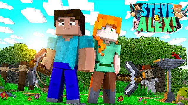 Minecraft Steve And Alex Build Battle The Minecraft Life Of Alex 