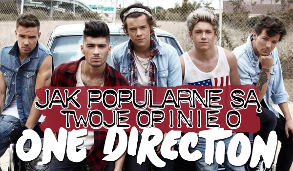 Jak popularne są Twoje opinie o One Direction?
