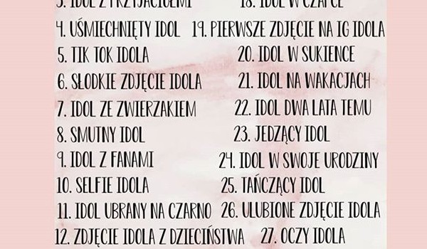 30 dni idola challenge 9#