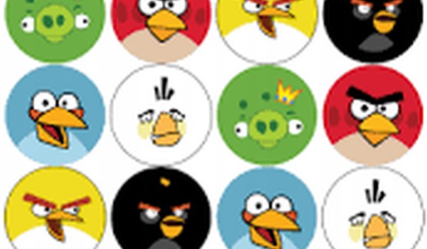 Czy zgadniesz jak wyglądają postacie z angry birds ?