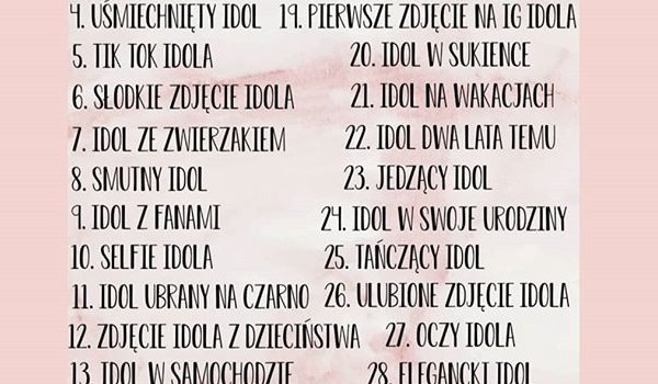 30 dni idola challenge 10#