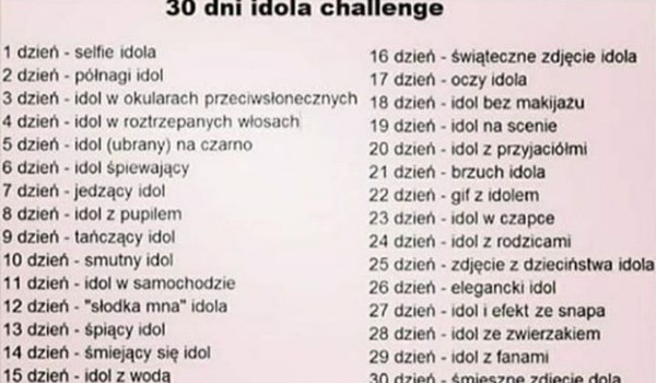 30 dni idola