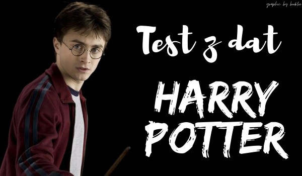 Test z dat – Harry Potter!