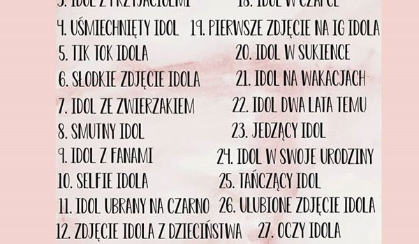 30 dni idola challenge 7#
