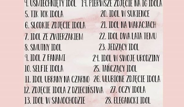 30 dni idola challenge 23#