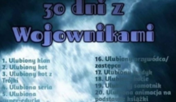 30 dni z wojownikami #2