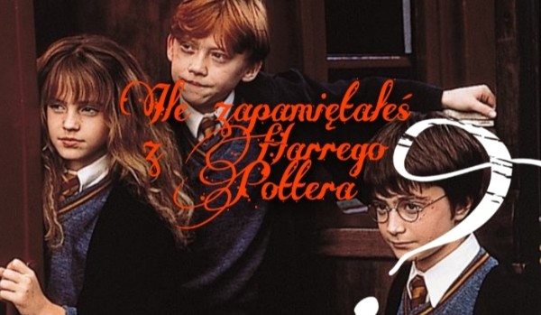 Ile zapamiętałeś z serii filmów o Harrym Potterze?