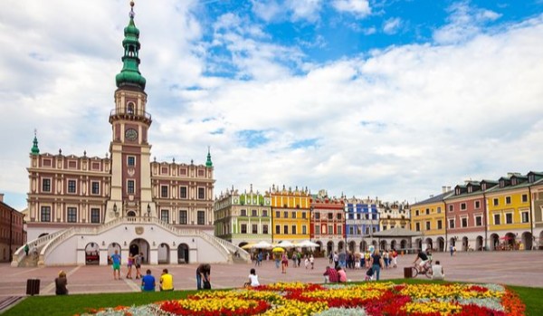 Przeliteruj zabytki Zamościa