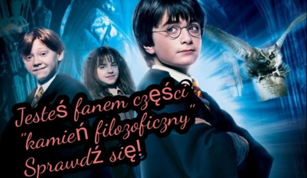 Tylko prawdziwy fan Harry’ego Pottera z części „Kamień filozoficzny” zda ten test!