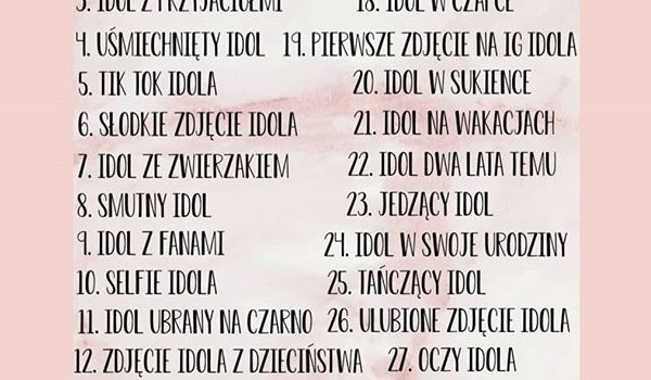 30 dni idola challenge 19#