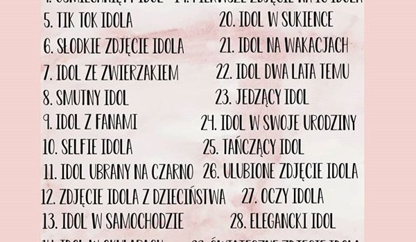 30 dni idola challenge 24#