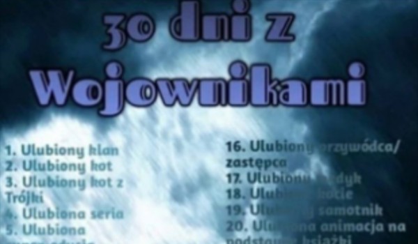 30 dni z wojownikami #10