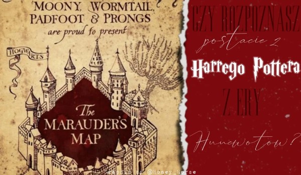 Czy rozpoznasz postacie z Harrego Pottera z ery Huncwotów?