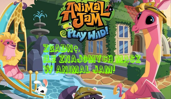 Zgadnę, ile znajomych masz w Animal Jam!