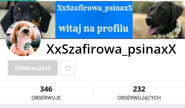 Ocenka profilu @Xxszafirowa_psinaxX