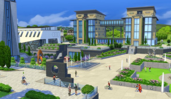 Czy wiesz, w jakim otoczeniu do The Sims 4 występuje ta dzielnica?