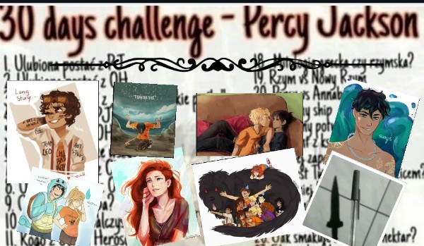 30 days challenge – Percy Jackson
