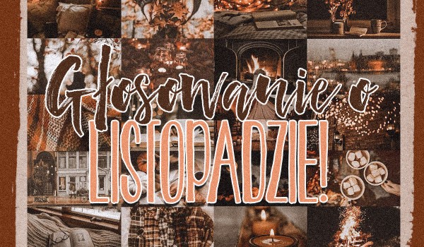 Głosowanie o listopadzie!