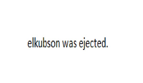 Elkubson was ejected.