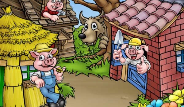 Którą świnką z trzech małych świnek jesteś?
