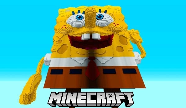 Czy rozpoznasz postacie ze Spongeboba jako skiny z ,,Minecraft”?
