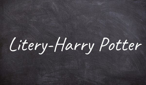 Litery-Harry Potter