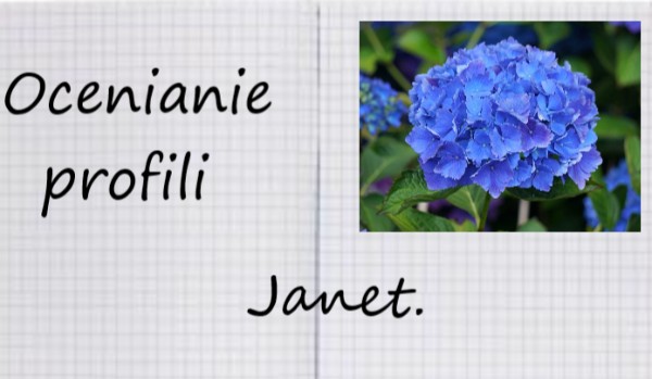 Ocenianie profili. Janet.