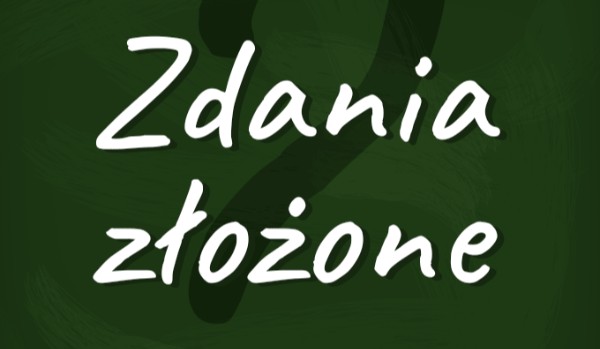 Zdanie złożone