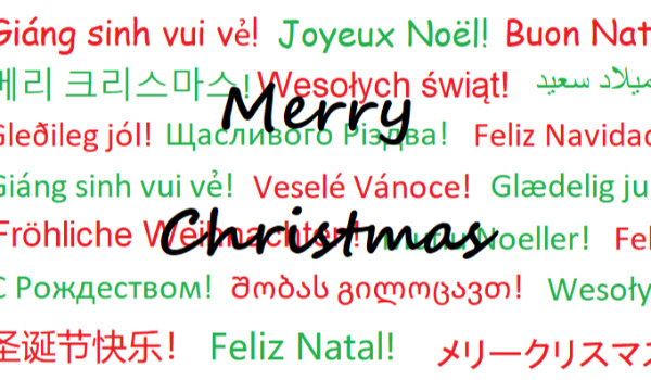 Czy wiesz jak powiedzieć ,,Wesołych Świąt” w różnych językach?