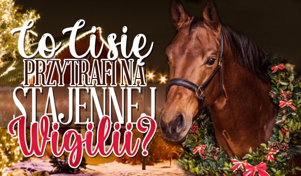 Co Ci się przytrafi na stajennej Wigilii?