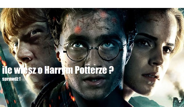 ile wiesz o harrym Potterze ?