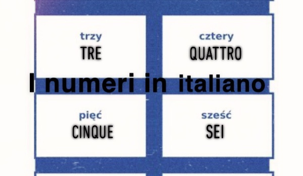 Liczby po włosku