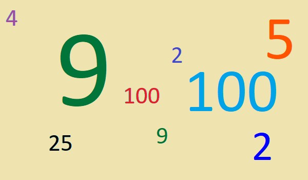 Cechy podzielności przez 2,3,5,10,25,100,100