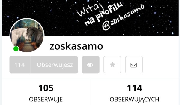 Ocenianie profili @zoskasamo