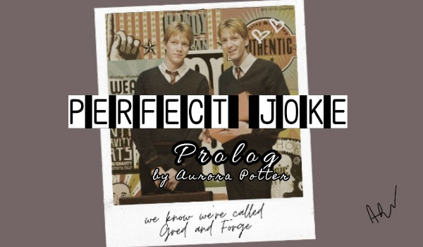 „Perfect joke” – #1 PROLOG✎.:*´¨`*:.☆