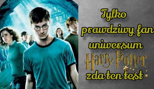 Tylko prawdziwy fan uniwersum Harry Potter zda ten test