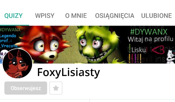 Ocenianie profili – @FoxyLisiasty