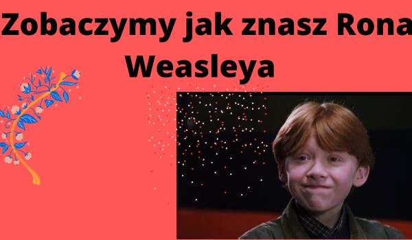 Czy znasz Rona Weasley’a