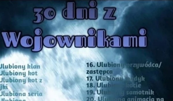 30 dni z Wojownikami! 2