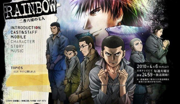 Quiz o anime Rainbow: Nisha Rokubou no Shichinin