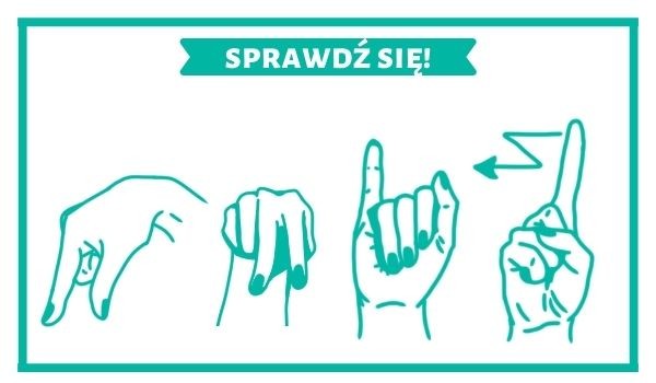 Czy uda Ci się dopasować litery i głoski polskie do odpowiadających im gestom w języku migowym?