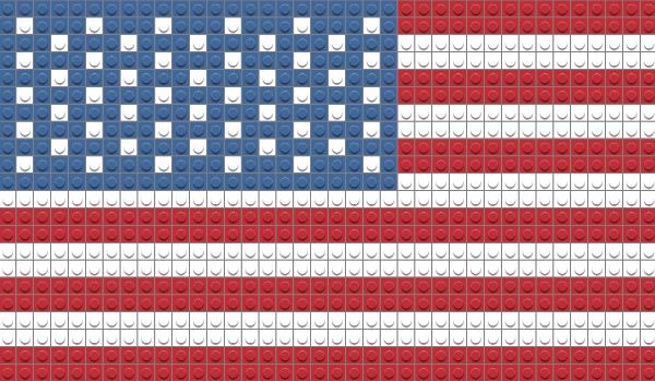 Czy zdołasz odgadnąć kraje Ameryki Północnej, Ameryki Południowej oraz Afryki po flagach zbudowanych z LEGO?
