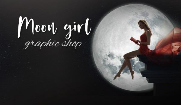 Moon girl graphic shop