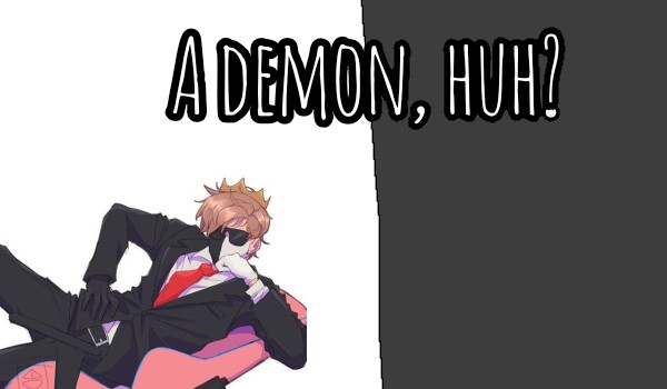 A demon, huh? No its just Enderman! 🖤🤍