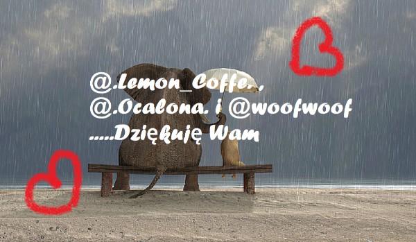 @.Lemon_Coffe. , @.Ocalona. i @woofwoof …..Dziękuję Wam